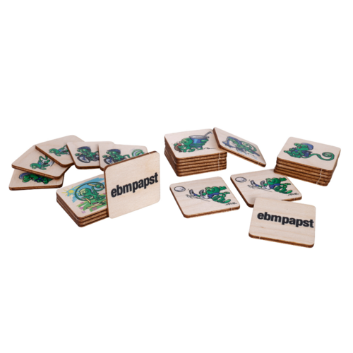 memory game made of high-quality birch wood