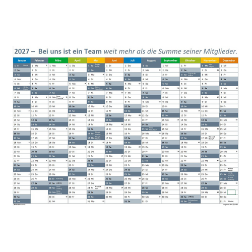 Digitaler Kalender 2027 zum Download
