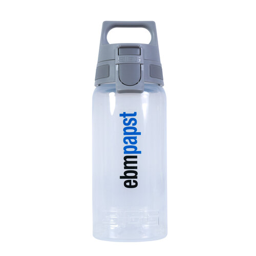 Trinkflasche SIGG mit ebm-papst Logo