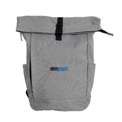 Rucksack aus recyceltem Material von ebm-papst.