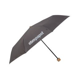 Grey folding umbrella from ebm-papst