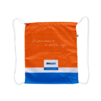 Nachhaltiger Turnbeutel mit ebm Papst Logo